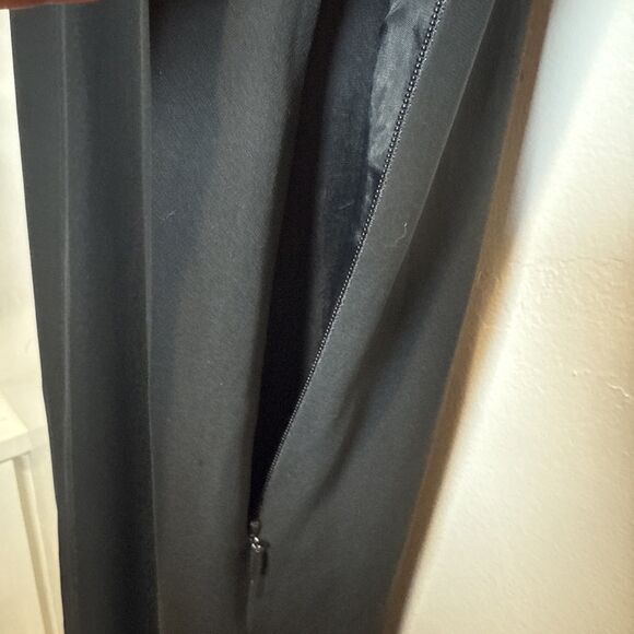 Banana Republic Black Silk Maxi Dress Women's Size 10 - Picture 6 of 16